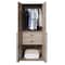 Manhattan Comfort Lee Wardrobe Closet 2.0 in Rustic Grey WC002-GY - alternate 4